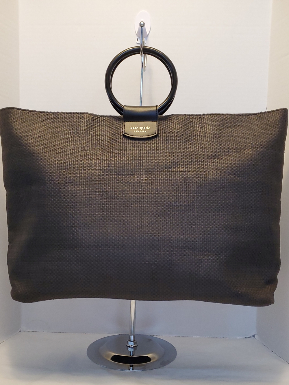 Kate Spade Raffia Tote with Ring
Handles NWOT